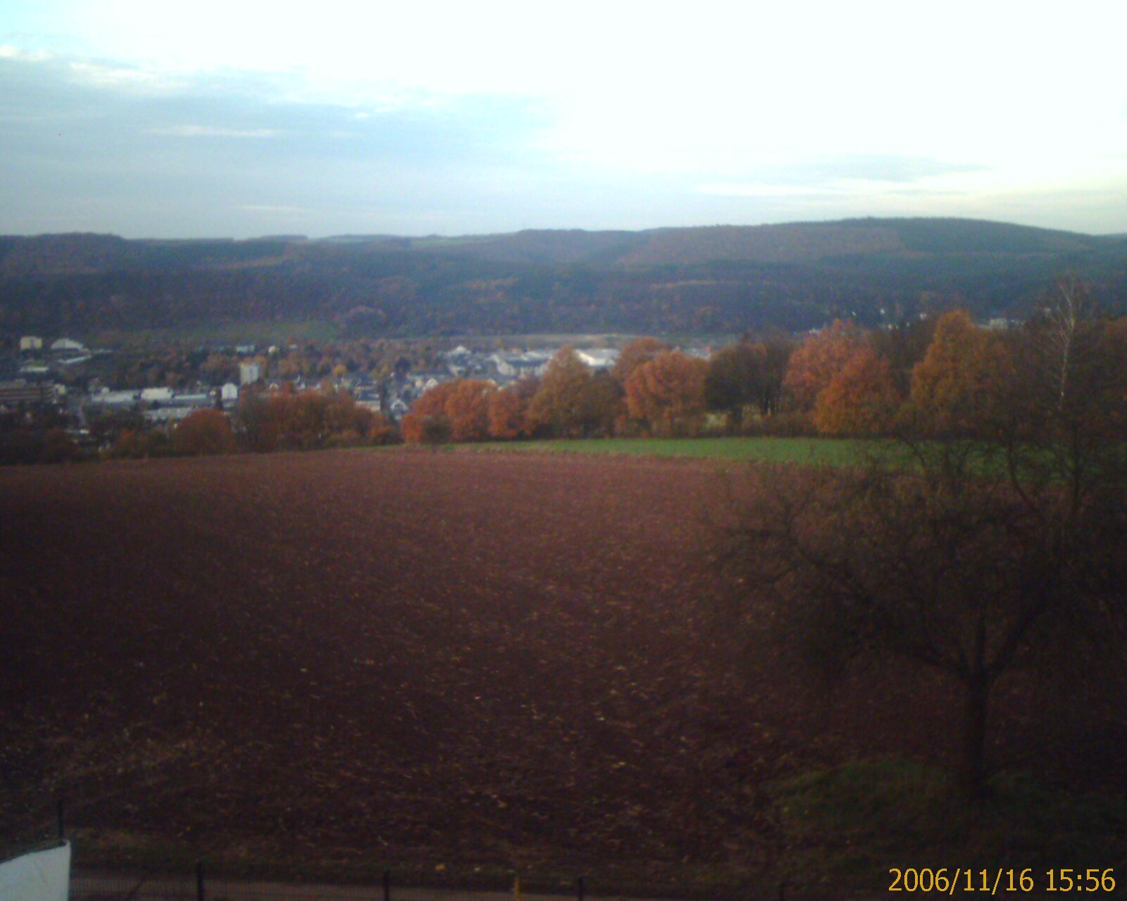 Blick über Trier im Herbst
